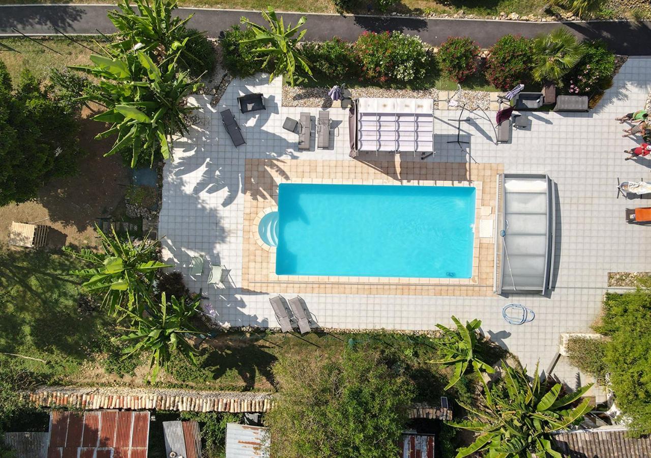 Jardin D'Arcy - Chambres D'Hotes Avec Piscine Et Spa Bois Exterior foto